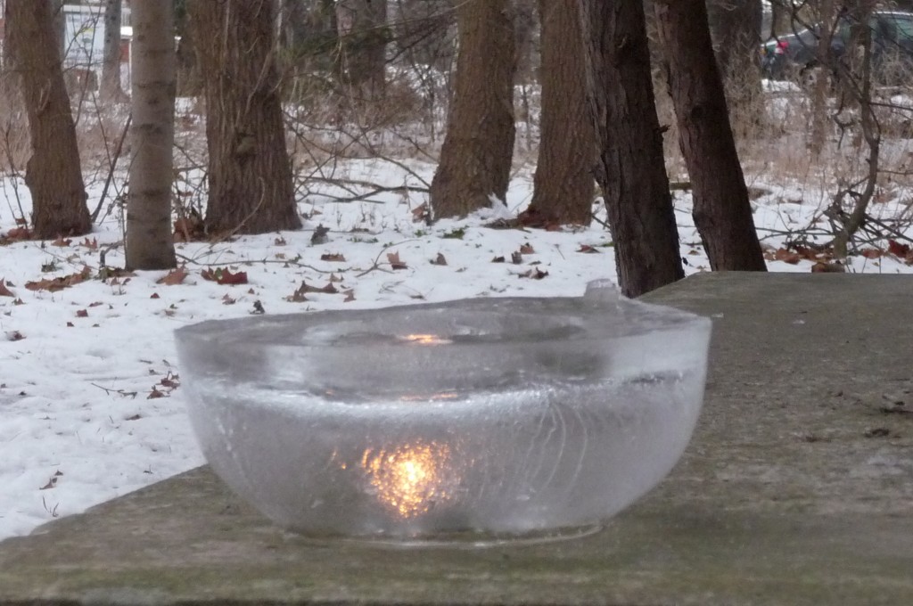 Ice lantern