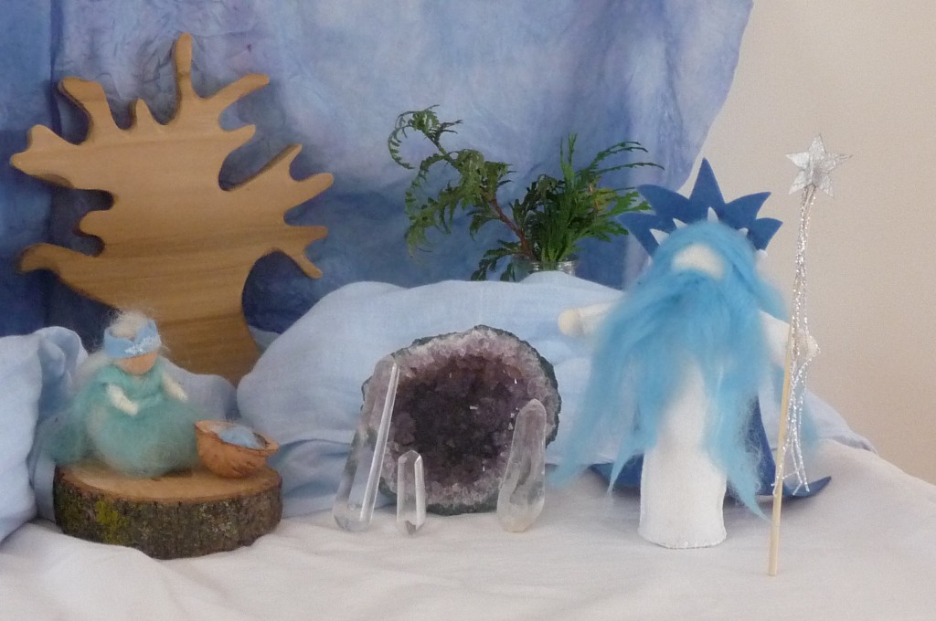 Winter nature table