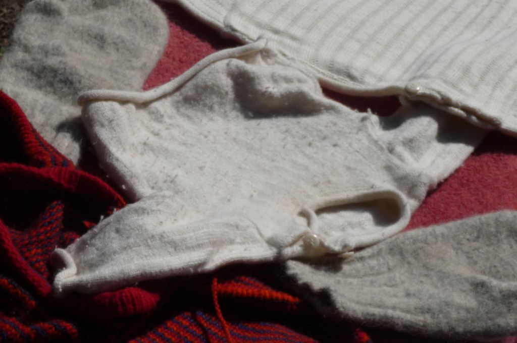 drying wool