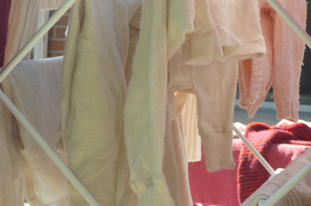 drying wool