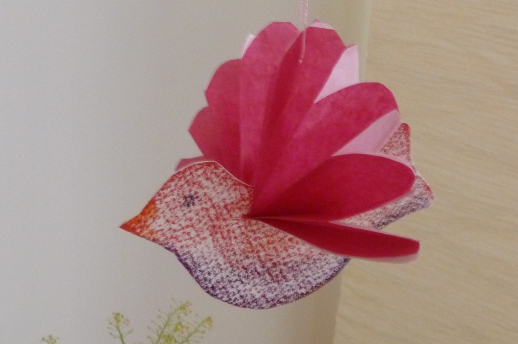 spring nature table - bird