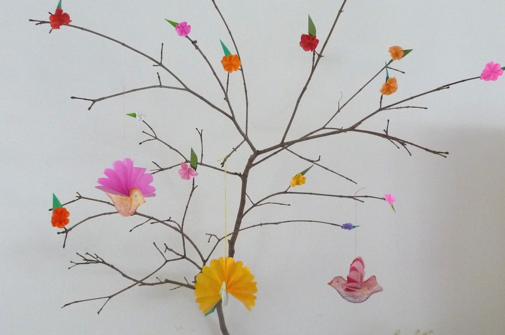 spring nature table