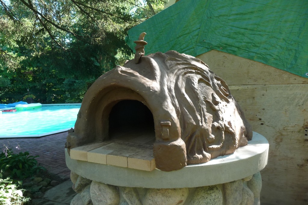 finished permanent oven