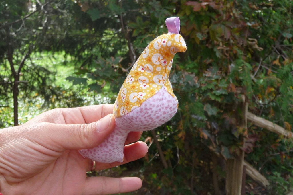 yellow bird outdoors