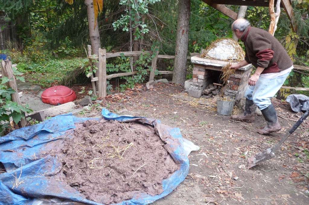 building the oven