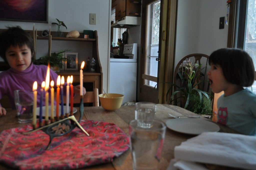 Hanukkah meal