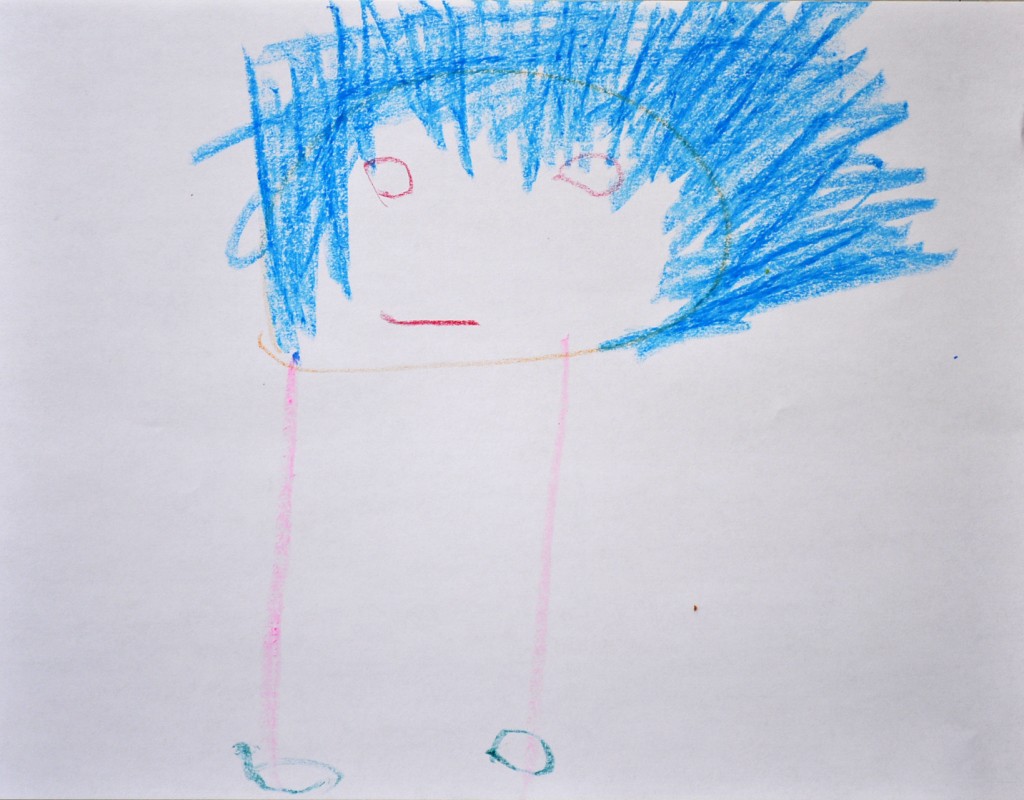 marta's first picture of me
