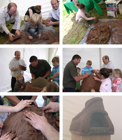 Building the bread oven