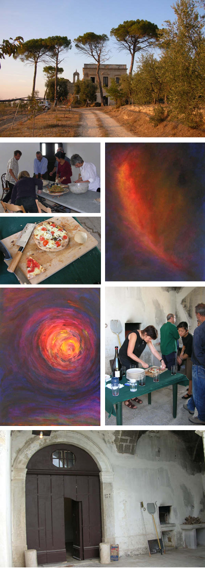 Transformative Fire - bread baking and oil painting workshop in Italy